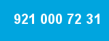 921 000 72 31 921 000 72 31